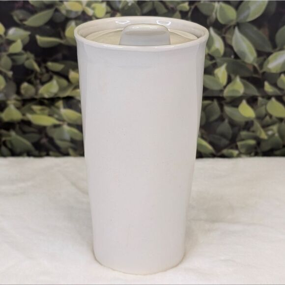 Rae Dunn AWAY Ceramic Travel Tumbler with Lid - Picture 2 of 9